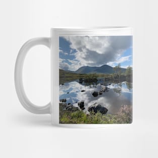Loch nah Achlaise and Black Mount , the Highlands , Scotland Mug